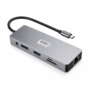 Docking Station E4U PRO DOCK 11, USB-C 11 en 1, Dual 4K, 100W PD y Ethernet Gigabit — imagen 2 de 2